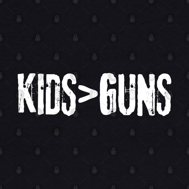 Kids Over Guns Anti Gun Gun Control Gun Violence Awareness Month Shirt by BadDesignCo